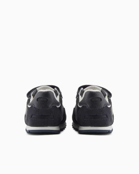 Armani Deportivas De Malla Con Detalles De Ante Y Parche De águila