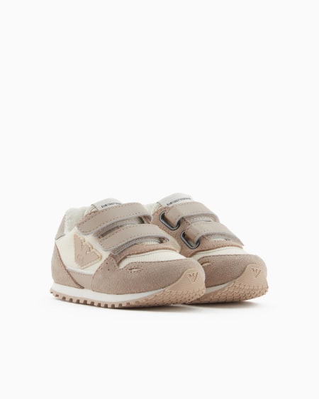 Armani Deportivas De Malla Con Detalles De Ante Y Parche De águila