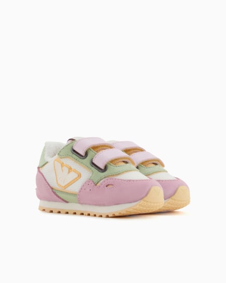 Armani Deportivas De Malla Con Detalles De Ante Y Parche De águila