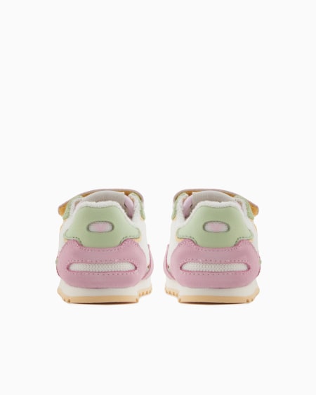 Armani Deportivas De Malla Con Detalles De Ante Y Parche De águila