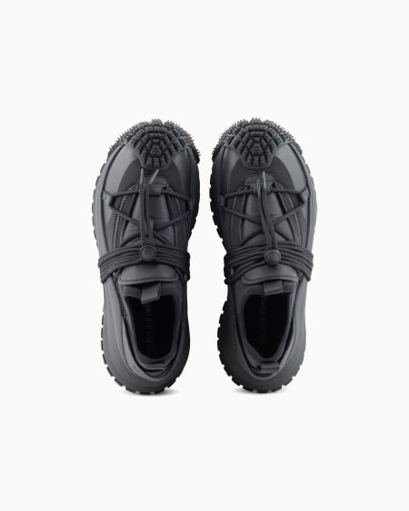 Armani Deportivas De Nailon Con Detalles De Neopreno Y Cordón Ceñidor