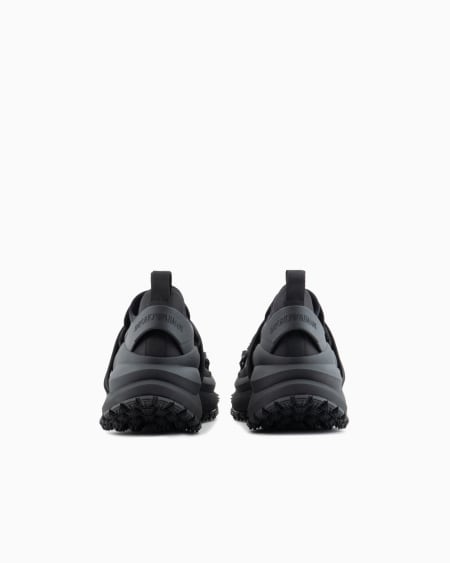 Armani Deportivas De Nailon Con Detalles De Neopreno Y Cordón Ceñidor