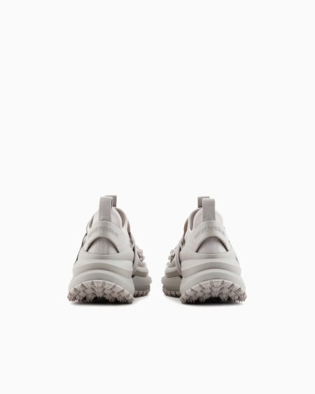 Armani Deportivas De Nailon Con Detalles De Neopreno Y Cordón Ceñidor