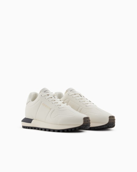 Armani Deportivas De Piel Con Detalles Termoformados