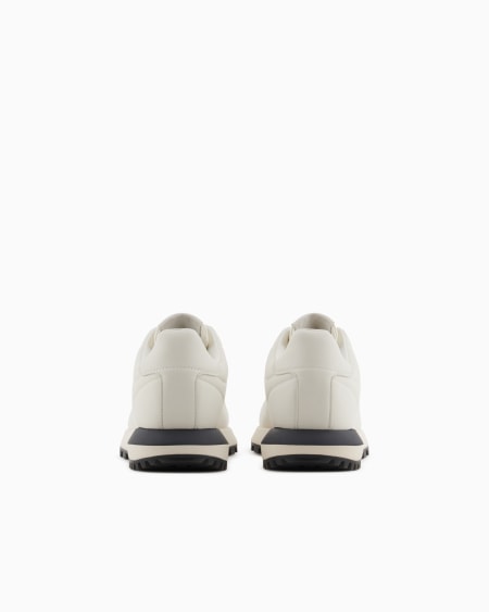 Armani Deportivas De Piel Con Detalles Termoformados