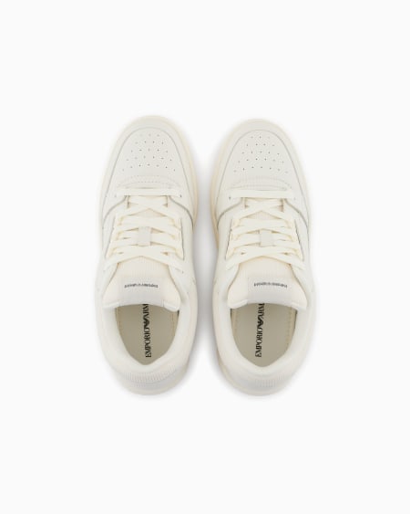 Armani Deportivas De Piel Y Malla Con Detalles En Contraste