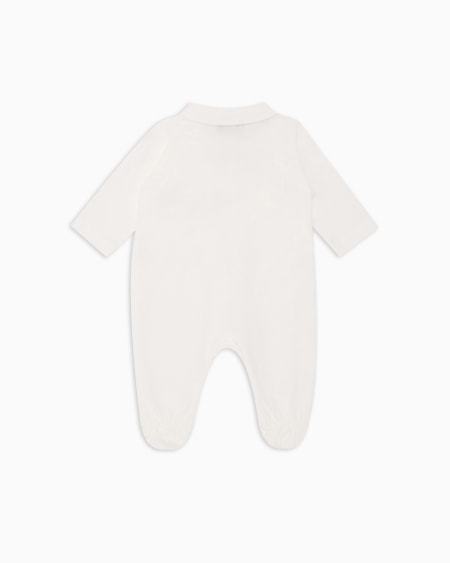 Armani Dors-bien En Jersey à Col Claudine Avec Logo