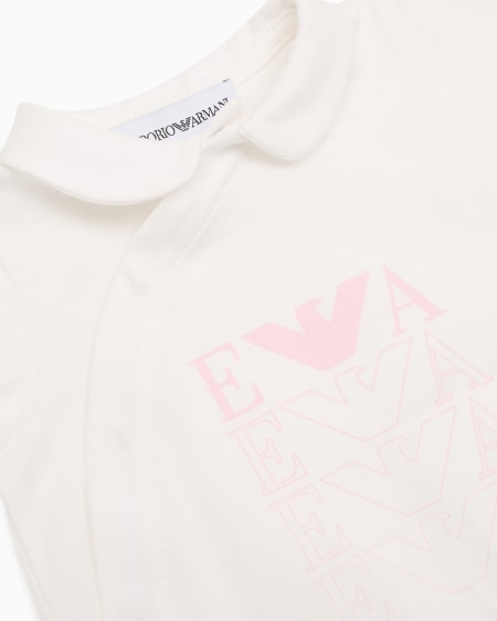 Armani Dors-bien En Jersey à Col Claudine Avec Logo