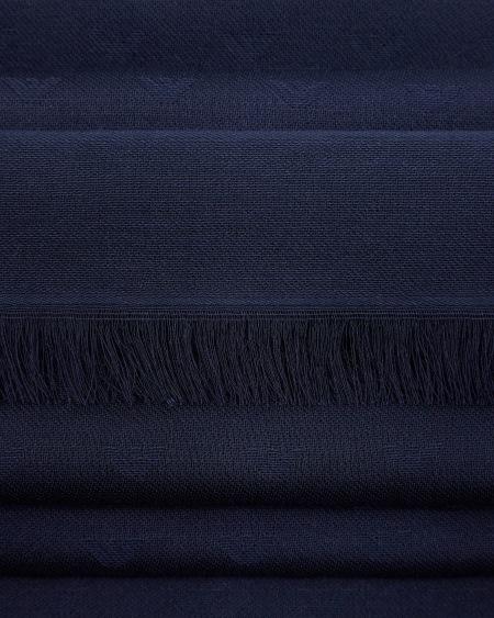 Armani Estola De Modal Y Algodón Con Logotipo Integral En Tejido Jacquard