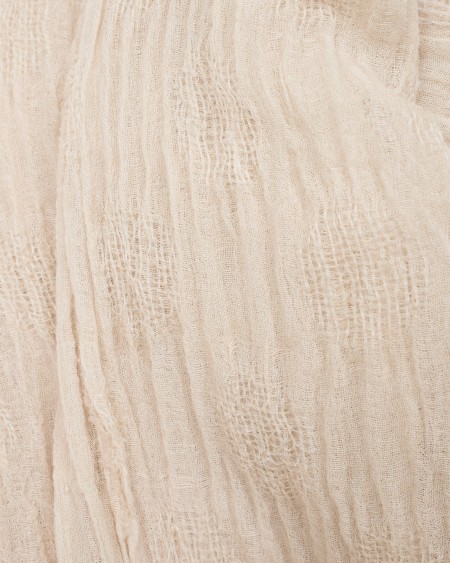 Armani Estola En Mezcla De Lino Cepillado Con Lunares De Tejido Jacquard