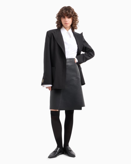 Armani Falda Cruzada En Napa De Cordero Dawn To Dusk