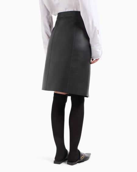 Armani Falda Cruzada En Napa De Cordero Dawn To Dusk