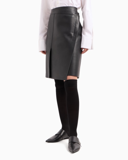 Armani Falda Cruzada En Napa De Cordero Dawn To Dusk