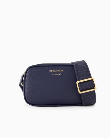 Armani Funda para cámara con bandolera y estampado de ciervo