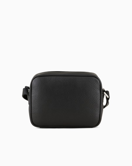 Armani Funda Para Cámara De Piel Abatanada Con Bandolera