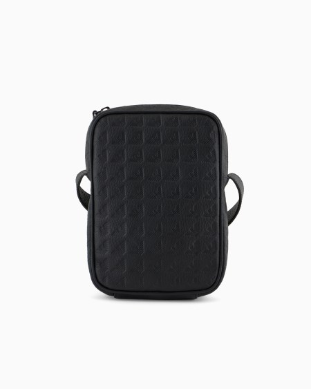 Armani Funda Para Dispositivos Electrónicos De Piel Con Motivo Integral De águila En Relieve