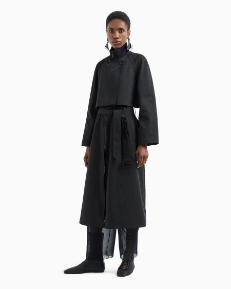 Armani Gabardina 2 En 1 De Algodón Técnico Resistente Al Agua