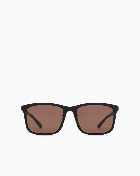 Armani Gafas de sol de forma cuadrada para hombre Asian fit