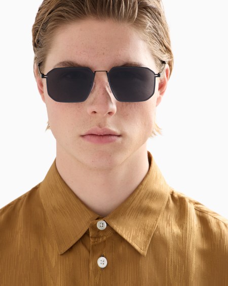 Armani Gafas De Sol De Forma Irregular Para Hombre Asian Fit