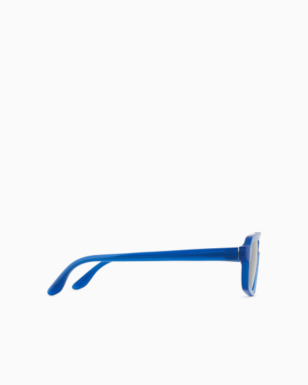 Armani Gafas De Sol De Forma Irregular Para Hombre Black Blue ASV
