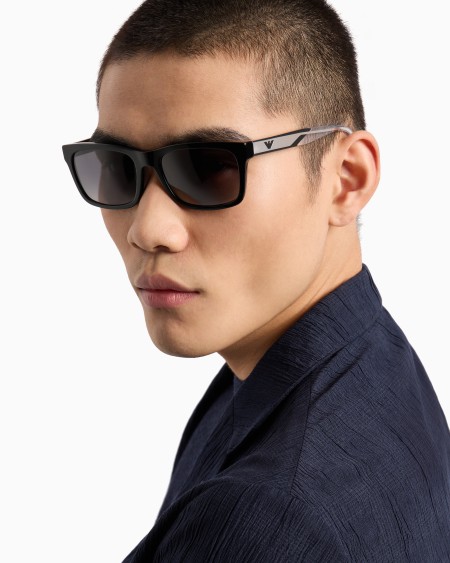 Armani Gafas De Sol De Forma Rectangular Para Hombre