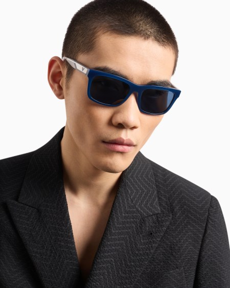 Armani Gafas De Sol De Forma Rectangular Para Hombre