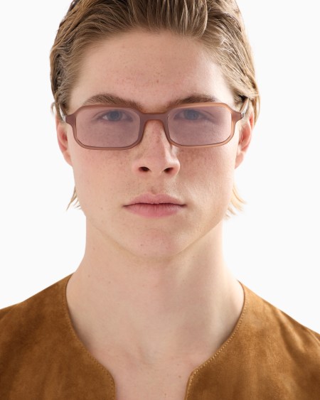 Armani Gafas De Sol De Forma Rectangular Para Hombre