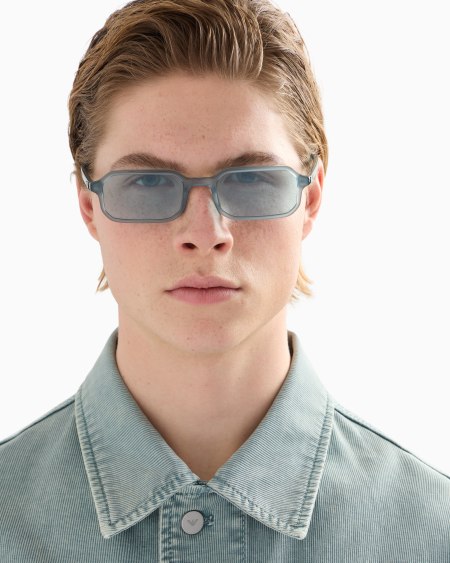 Armani Gafas De Sol De Forma Rectangular Para Hombre