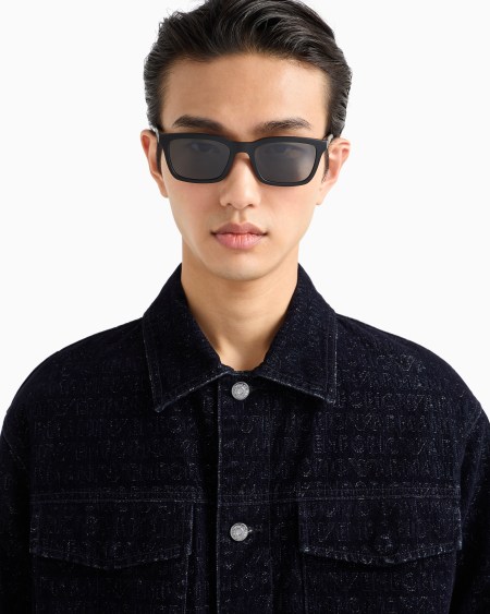 Armani Gafas De Sol De Forma Rectangular Para Hombre