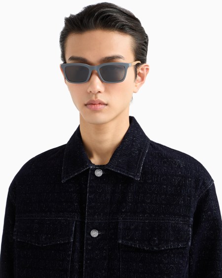 Armani Gafas De Sol De Forma Rectangular Para Hombre