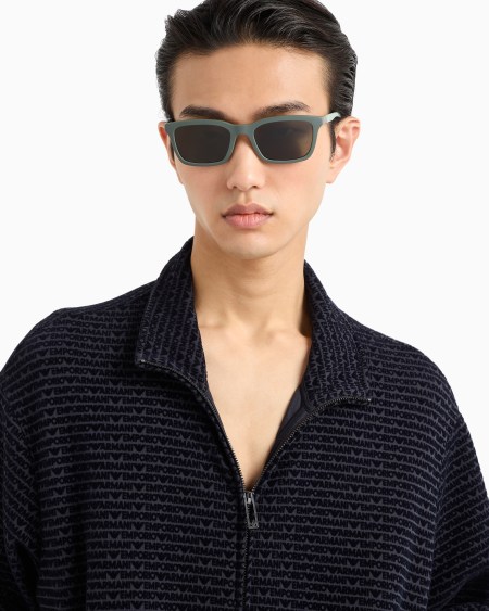 Armani Gafas De Sol De Forma Rectangular Para Hombre