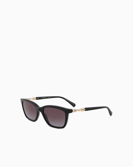 Armani Gafas De Sol Estilo Ojo De Gato Para Mujer Asian Fit