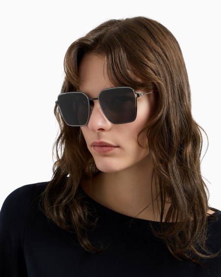 Armani Gafas De Sol Para Mujer De Forma Cuadrada Asian Fit