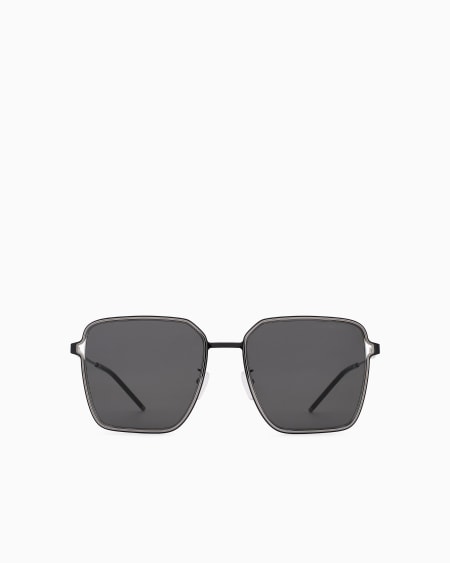 Armani Gafas de sol para mujer de forma cuadrada Asian fit