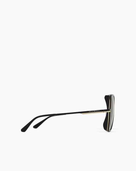 Armani Gafas De Sol Para Mujer De Forma Cuadrada Extragrande Ajuste Asiático