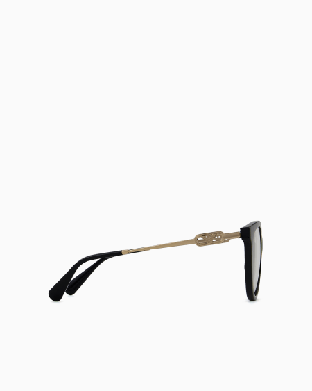 Armani Gafas De Sol Para Mujer De Forma Ojo De Gato Con Lentes Intercambiables