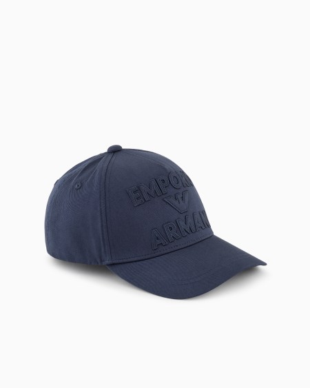 Armani Gorra de béisbol con logotipo bordado en relieve