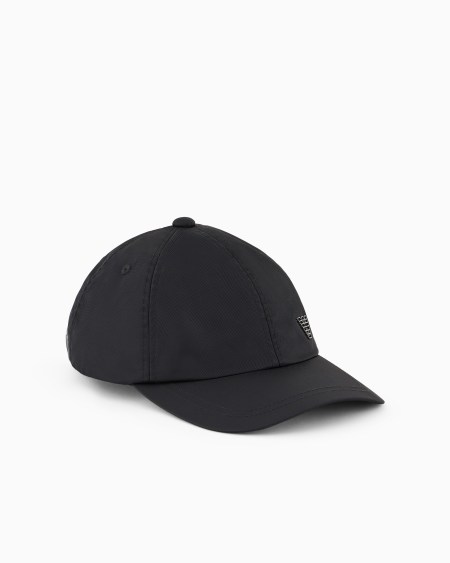 Armani Gorra de béisbol de nailon con chapita de águila