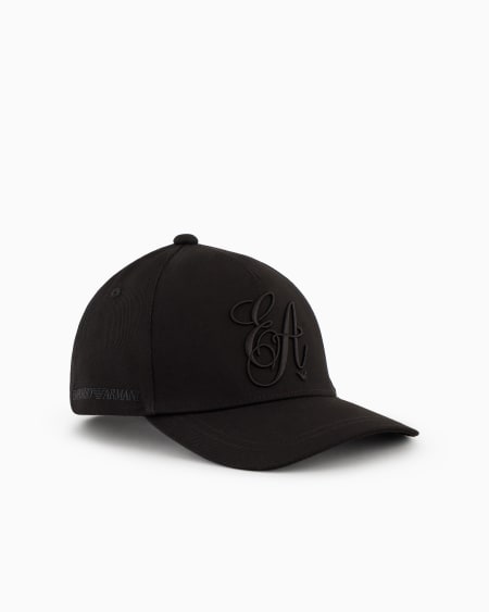 Armani Gorra de béisbol en sarga con logotipo de la firma EA bordado