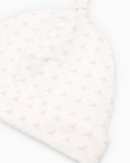 Armani Gorro De Punto Con Motivo De águilas Con Efecto óptico