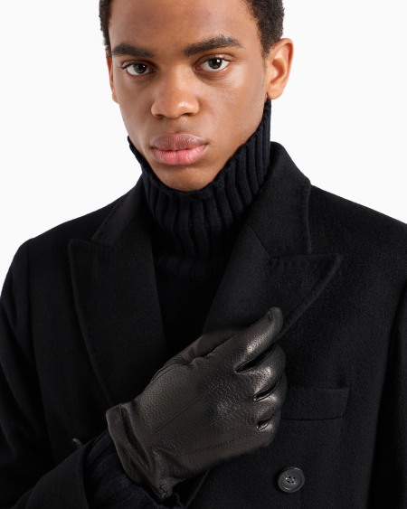 Armani Guantes De Napa De Cordero Para Pantalla Táctil