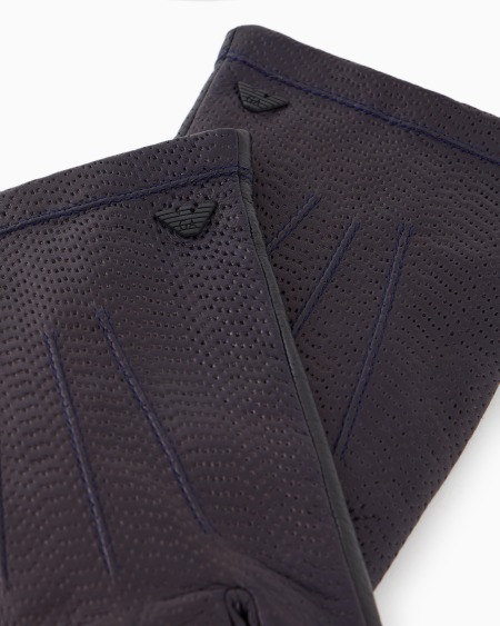 Armani Guantes De Napa De Cordero Para Pantalla Táctil