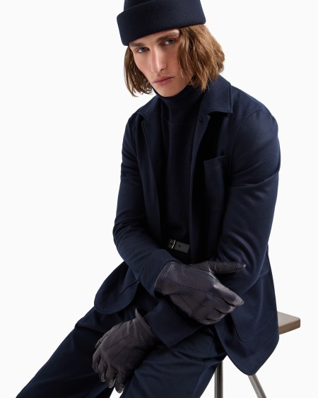 Armani Guantes De Napa De Cordero Para Pantalla Táctil