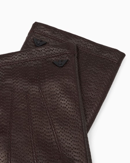 Armani Guantes De Napa De Cordero Para Pantalla Táctil