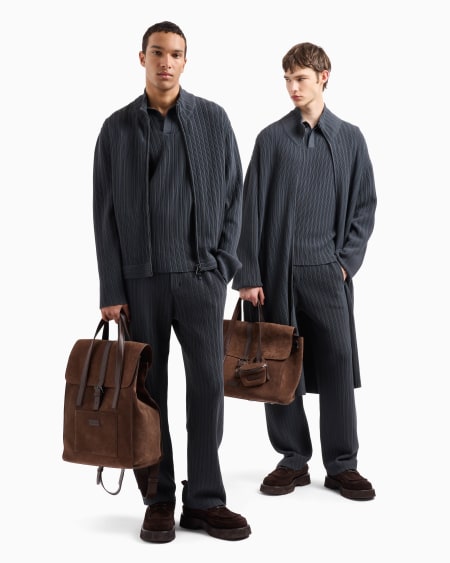 Armani Jersey Con Cuello Polo De Punto Ottoman Vertical De Viscosa Icon