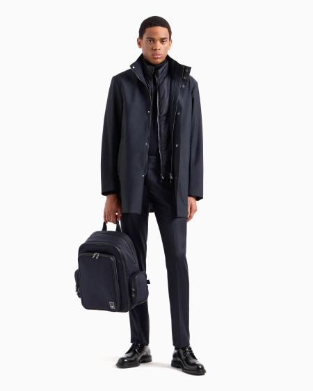 Armani Jersey De Cuello Chimenea Regular Fit De Lana Virgen