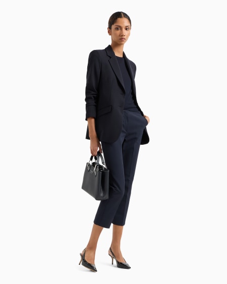 Armani Jersey De Cuello Redondo De Pura Lana Virgen