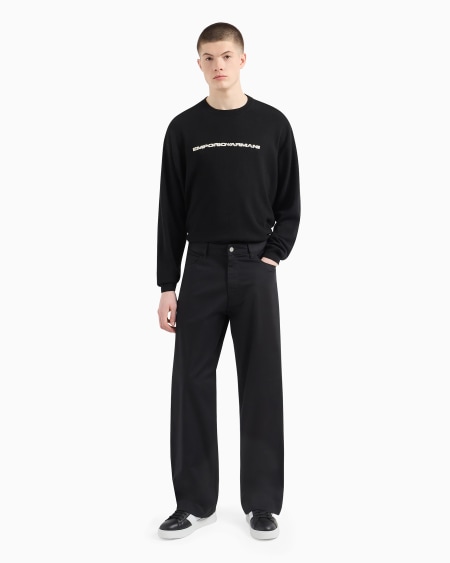 Armani Jersey De Mezcla De Lana En Punto Jersey De La ASV Capsule