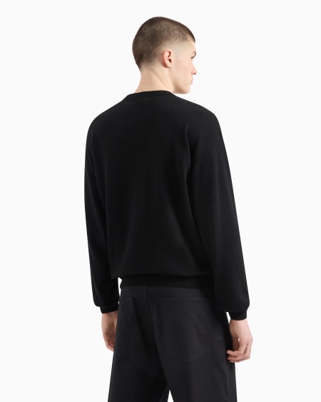 Armani Jersey De Mezcla De Lana En Punto Jersey De La ASV Capsule