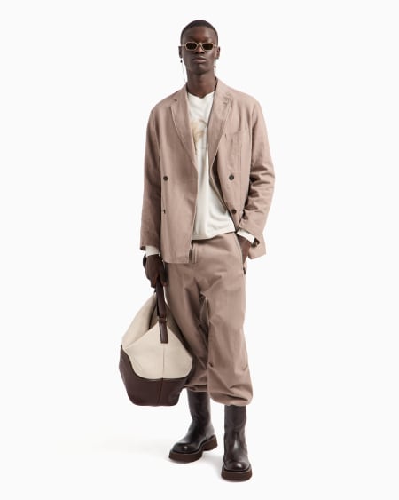 Armani Jersey De Mezcla De Lana Y Lyocell Con Estampado Floral ASV